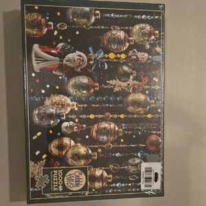 Cobble Hill Festive Ornament 1000-Piece Jigsaw Puzzle – Black & Gold
